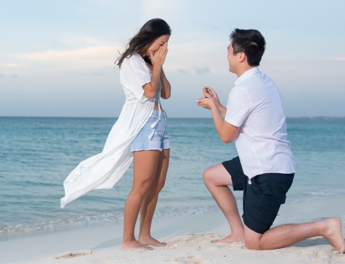 Beautiful Proposal at the Screaming Eagle Restaurant Beach Aruba