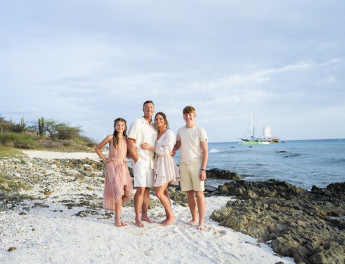 Sunset Smiles: A Beautiful Family Session in Aruba