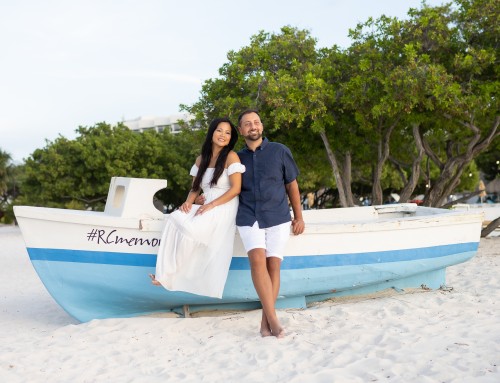 Love is in the air at the stunning shores of Aruba!